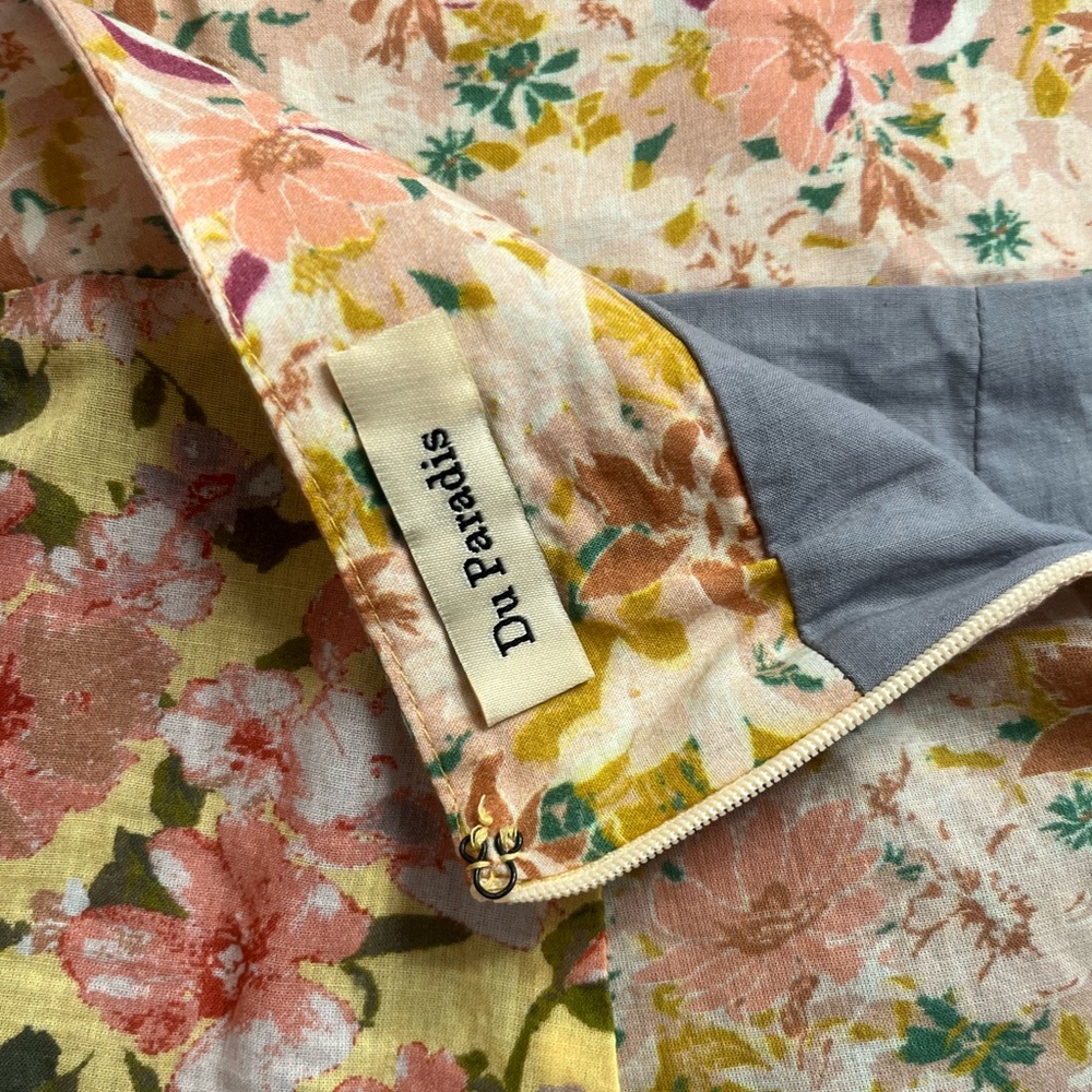 Mixed Floral Midi Skirt by Du Paradis - Picture 9 of 14